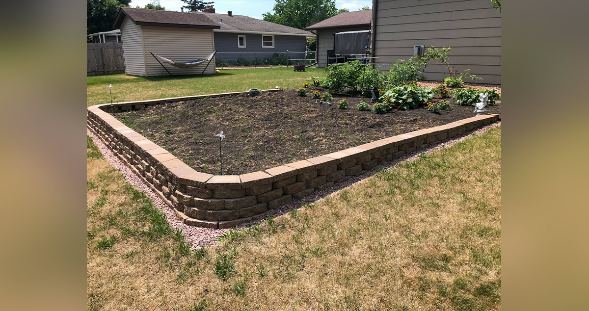 Sloped Hill Raised Garden Project by Shawn at Menards®