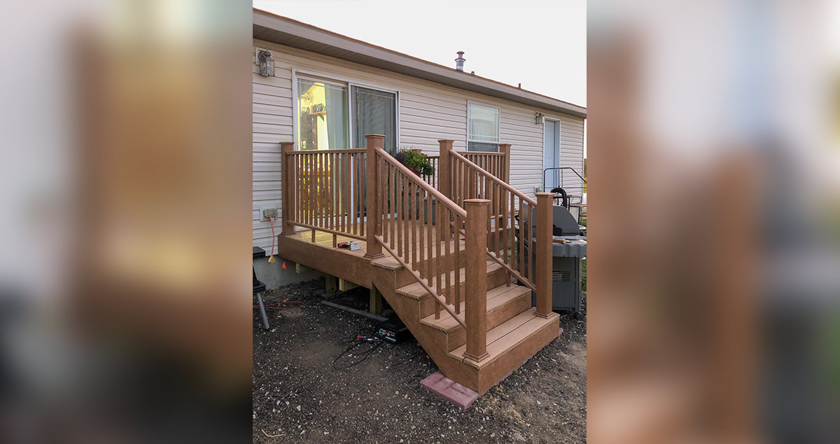 Small Patio Deck Project by Taya at Menards®