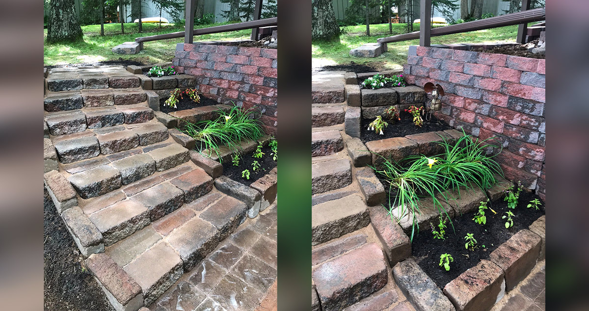 Stairs to the Lake Project by Chuck at Menards®