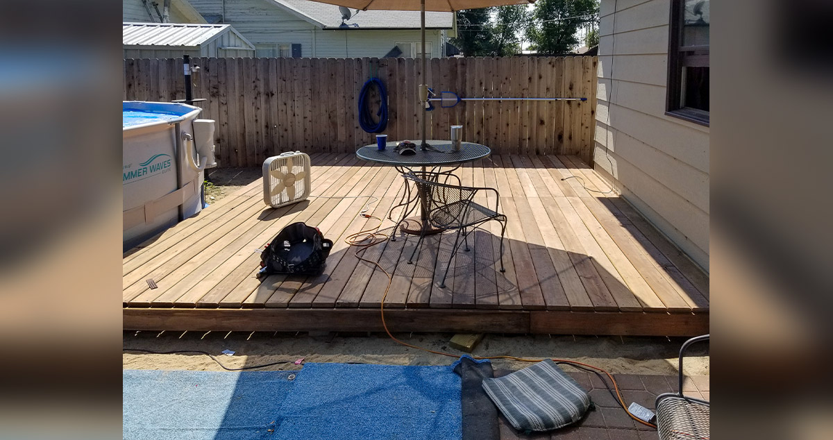 Treated Deck Project by Michael at Menards®