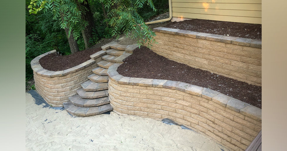 TwoTier Retaining Wall Project by Kraig at Menards®