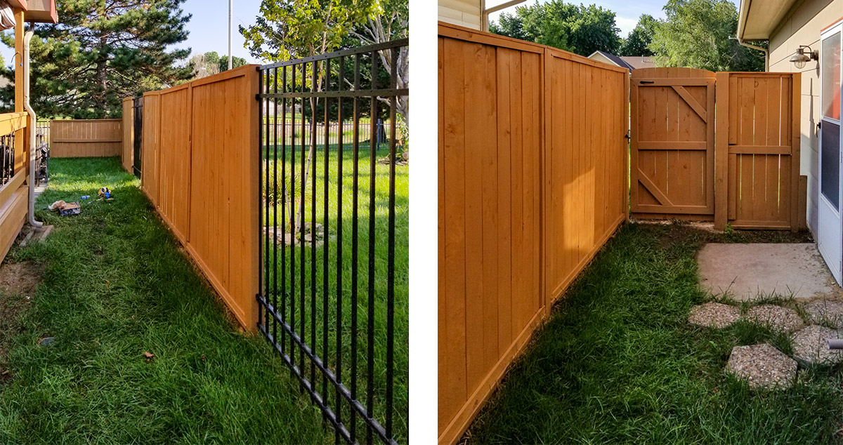 Wood Fencing Project by Christopher at Menards®