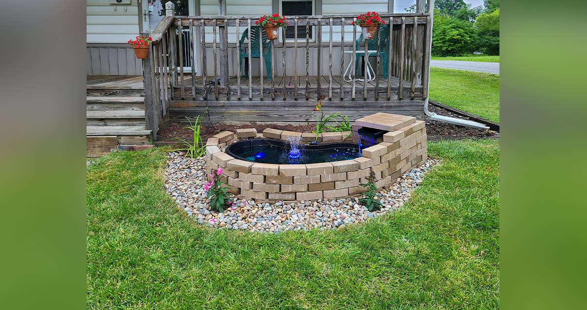 Yard Pond Project by Jason at Menards®