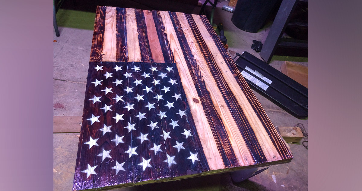 Pallet American Flag Project by Thomas at Menards®