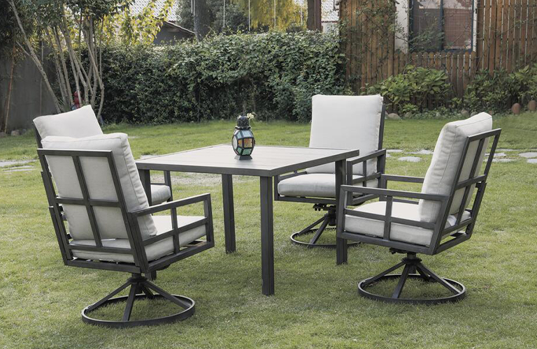 Backyard Creations® Berkley Bay Brown 5Piece Dining Patio Set with