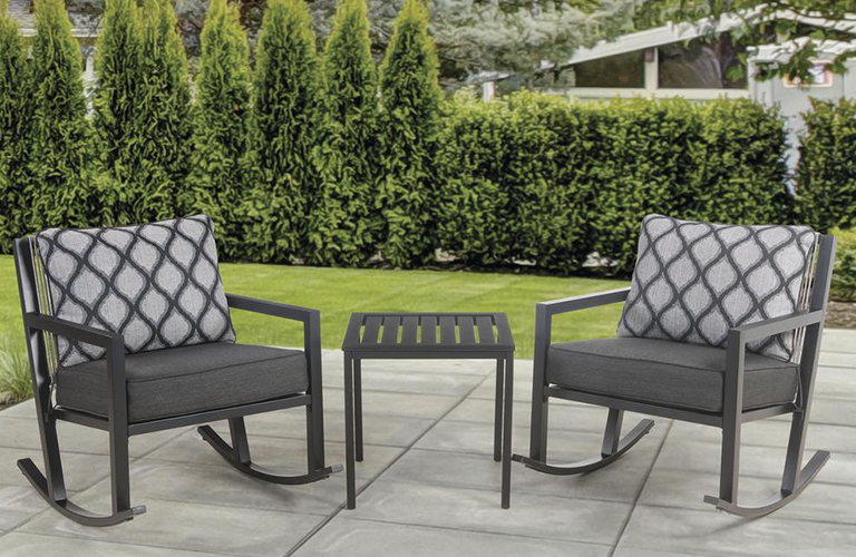 Backyard Creations Mallard Bay Gray 3 Piece Seating Patio Set at Menards