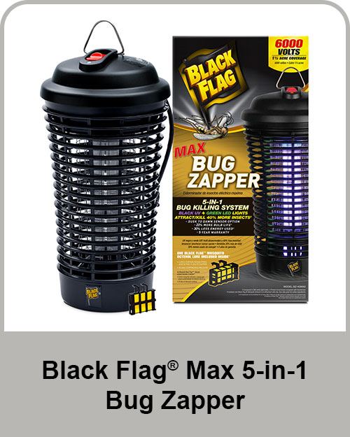 Black Flag Portable Handheld Bug Zapper Insect Killer Racket, Black  ZR-7936-L - The Home Depot