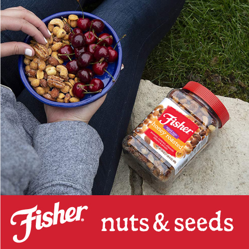  Fisher Snack Honey Roasted Mixed Nuts with Peanuts