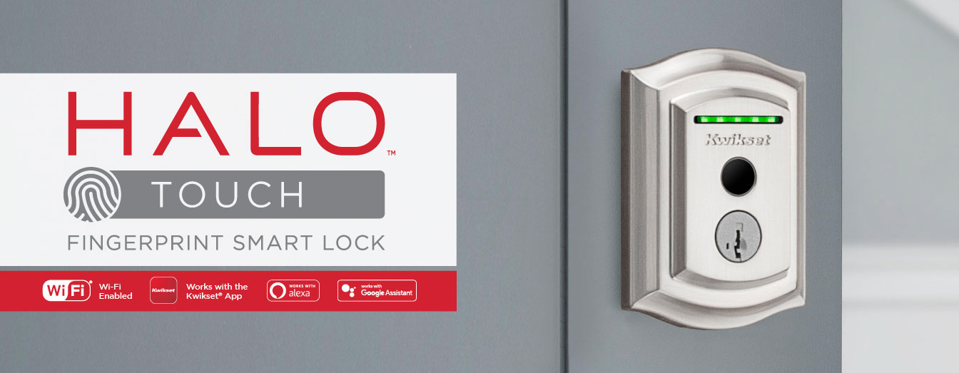 Fingerprint Door Lock - Halo Touch - Smart WiFi Biometric Deadbolt