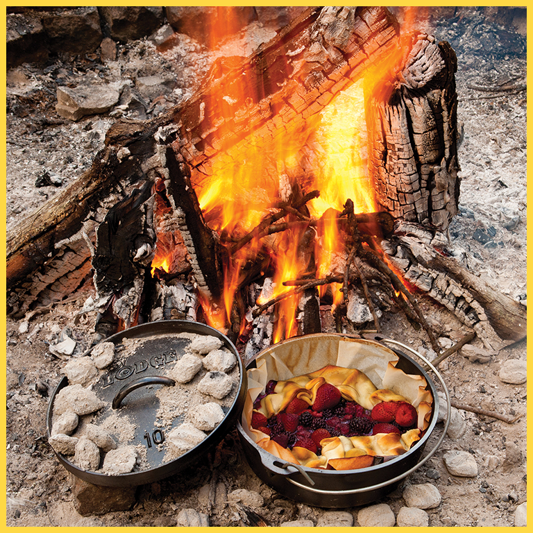 The Lodge Cast Iron Cook-It-All: A New Way to Cook Over the Campfire