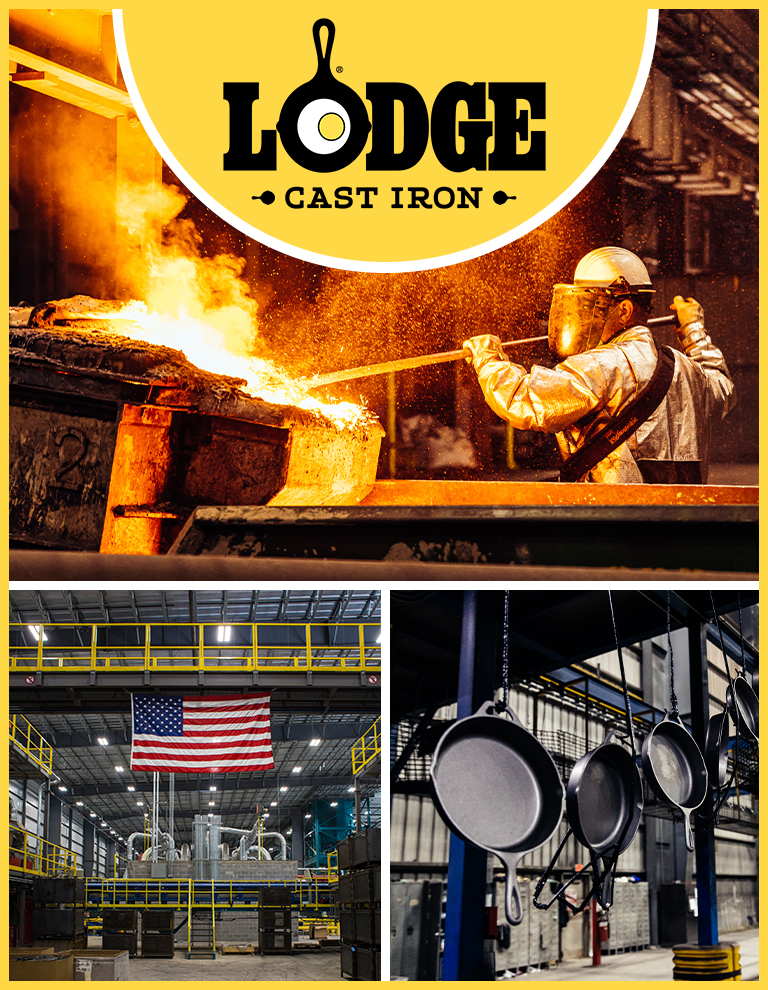 Lodge 15 Inch Seasoned Cast Iron Pizza Pan with Silicone Grips at Menards®