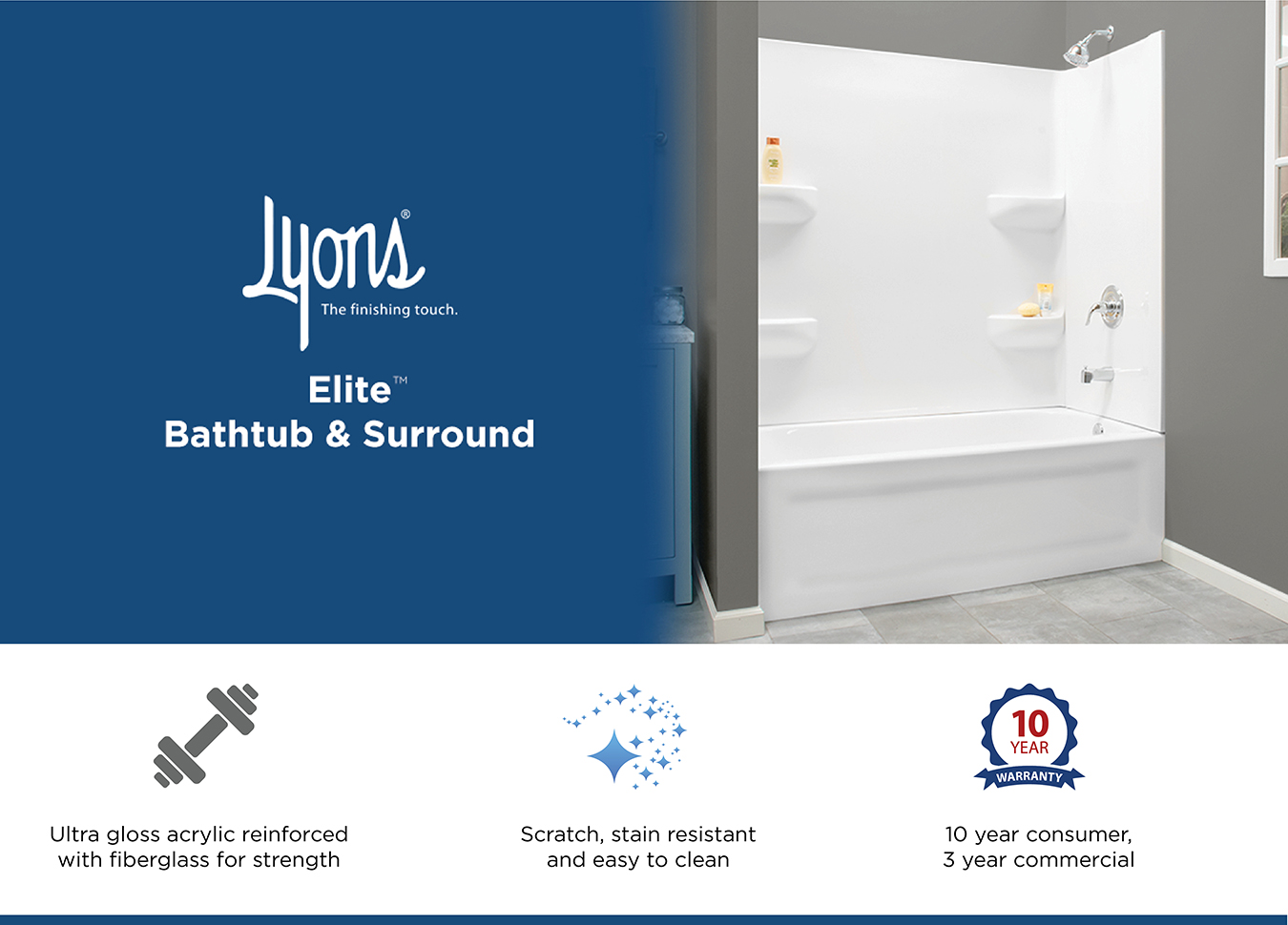 Lyons - Elite Bathtub at Menards®