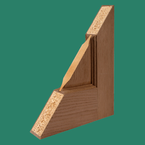 Mastercraft® 24W x 80H Prefinished Golden Oak 6-Panel Prehung