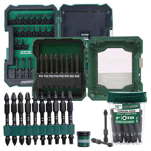 Masterforce Impact Drive Bit Set 22 Piece at Menards