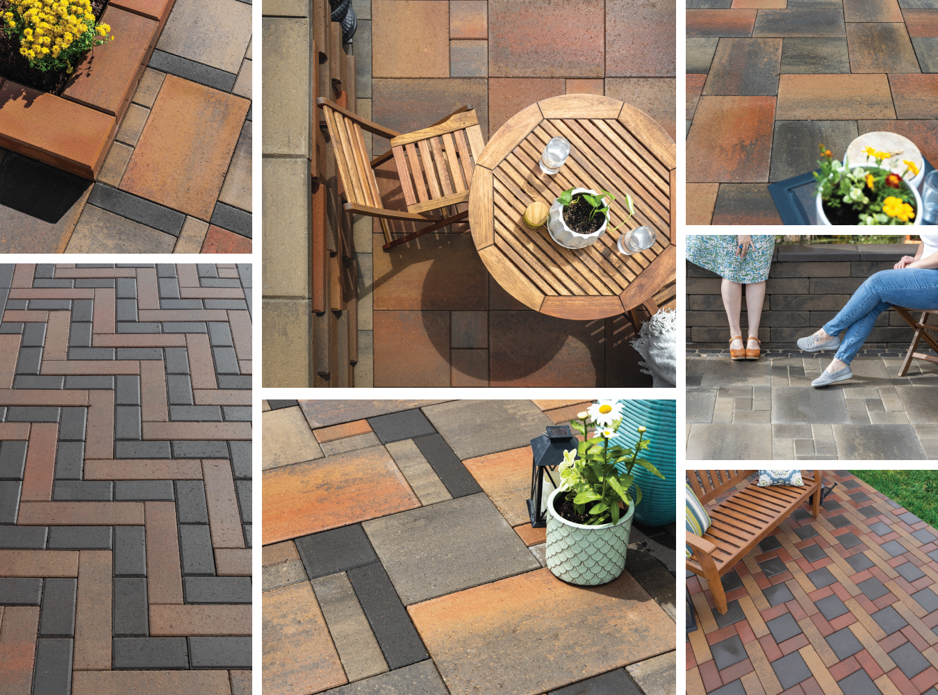 8 x 8 Autumn Blend Holland XL Paver 8 x 8 Autumn Blend Holland XL Paver