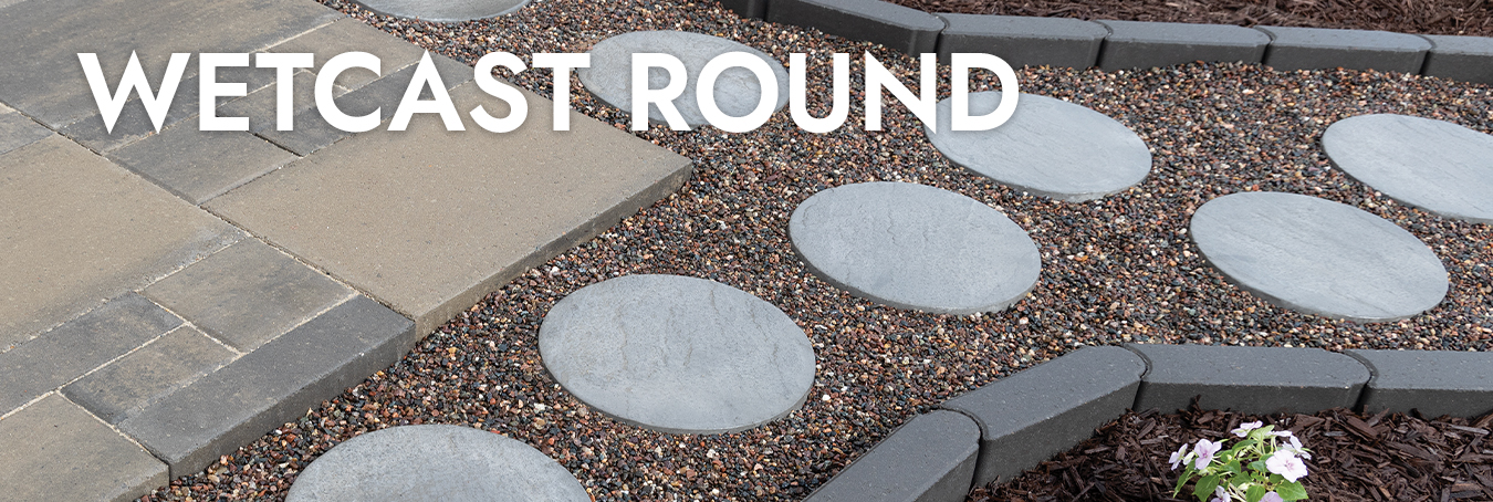 Menards Round Concrete Stepping Stones Off White Keystone Concrete