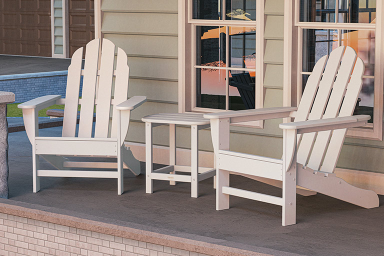 Plastic adirondack deals chairs menards