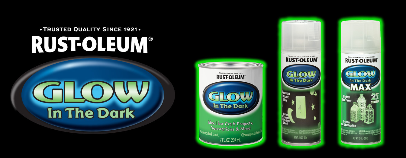 Rust-Oleum 278733 Glow in The Dark MAX Spray Paint, 10 oz