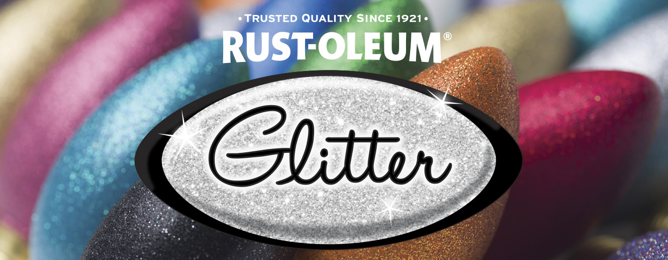 Rust-Oleum Glitter Spray Paint - 301814, 10.25 ounce, Silver