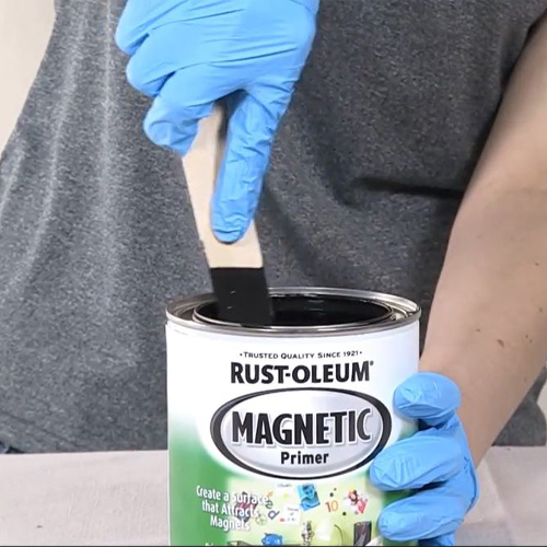 MagicWall Magnetic Paint / PrimerPaint that attracts magnets1