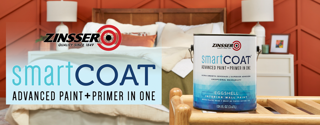 Zinsser® SmartCoat Interior Flat Set Sail Advanced Paint + Primer 1 gal. at Menards®