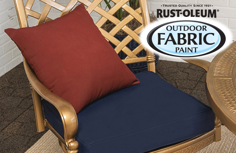 Trying Rust-Oleum Outdoor Fabric Paint 
