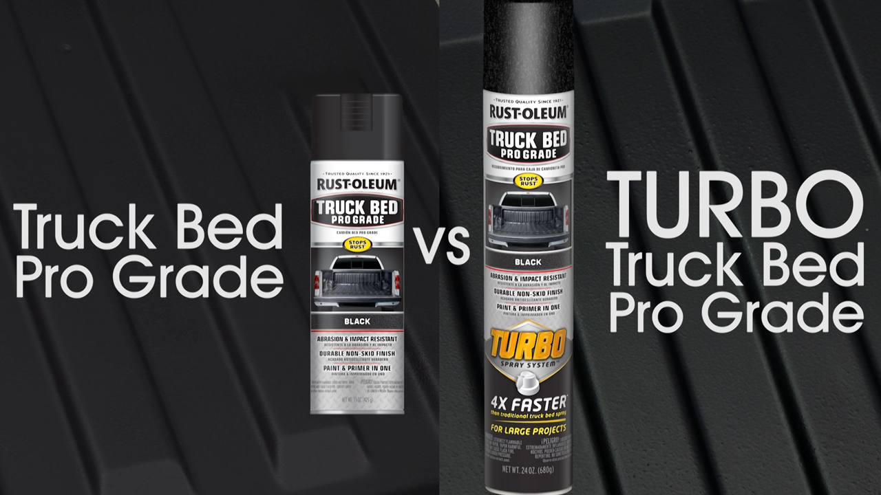 Rust-Oleum Pro Grade Turbo 24 Oz. Black Truck Bed Liner Spray