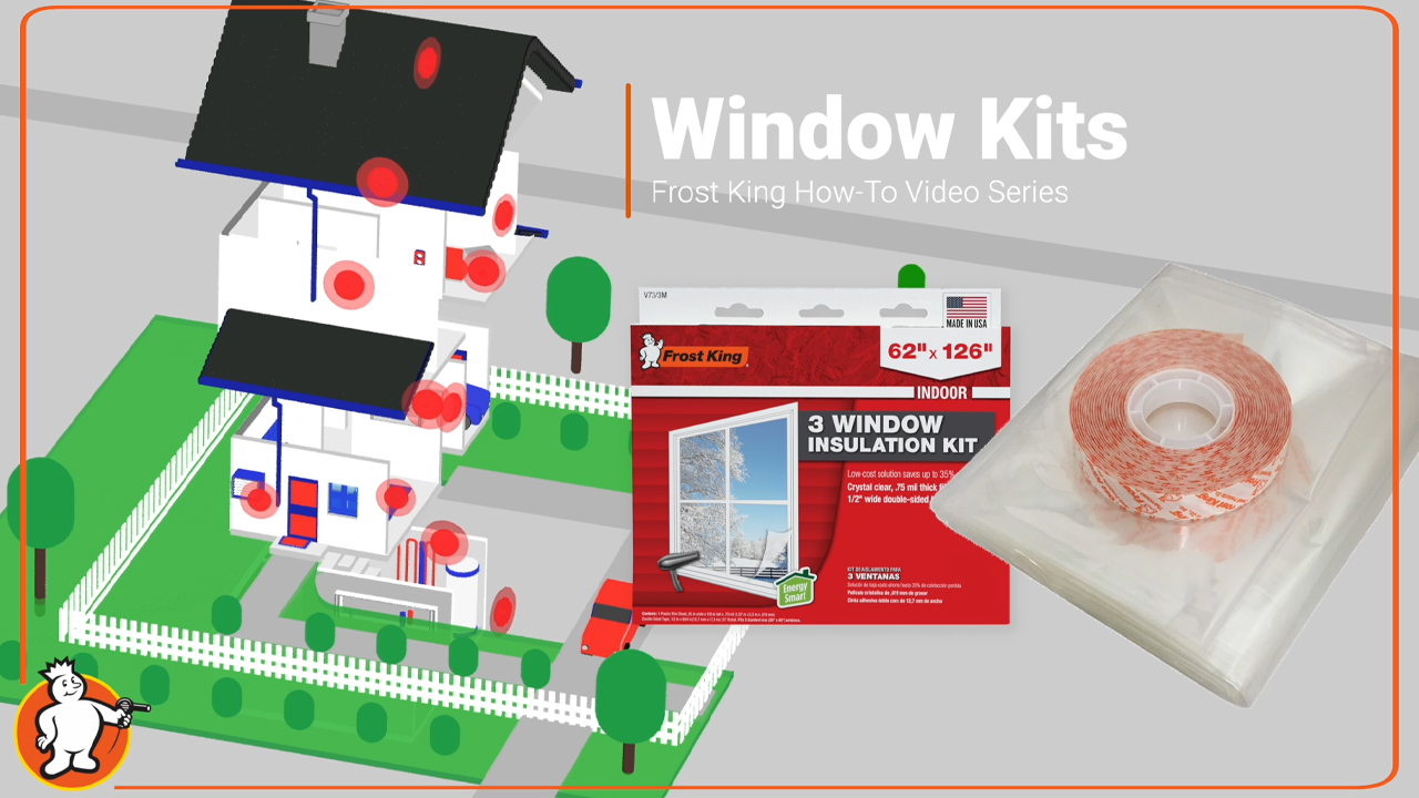 Frost King Indoor Window Insulation Kit (9 per Pack) V73/9H - The Home Depot