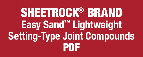 USG Sheetrock Brand 18 lb. Easy Sand 20 Lightweight Setting-Type
