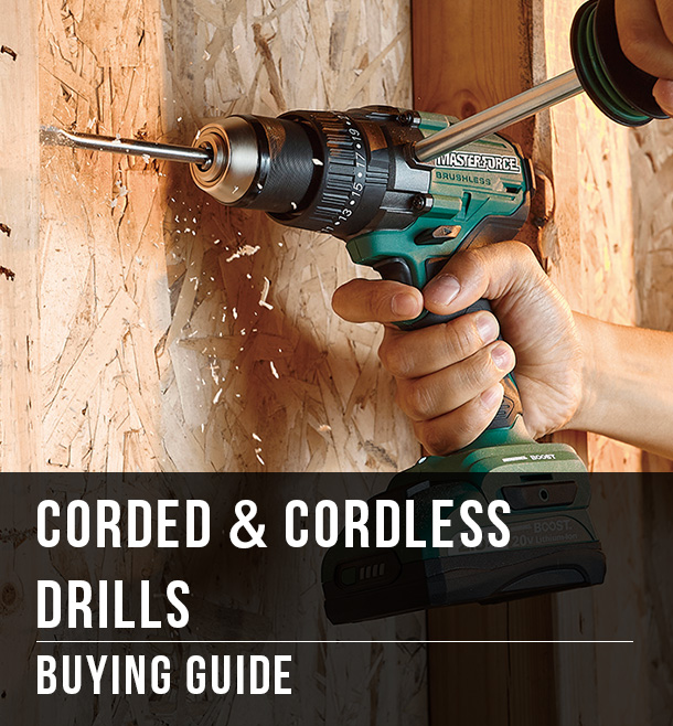 Corded & Cordless Drills Buying Guide at Menards®
