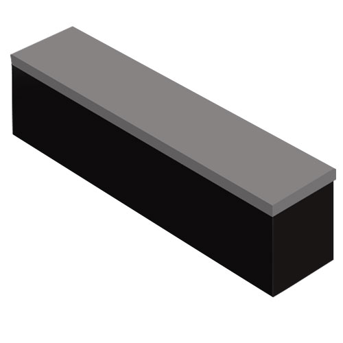 Dakota Closets™ 11-5/8" W White Closet Shelf  - 2 Pack
