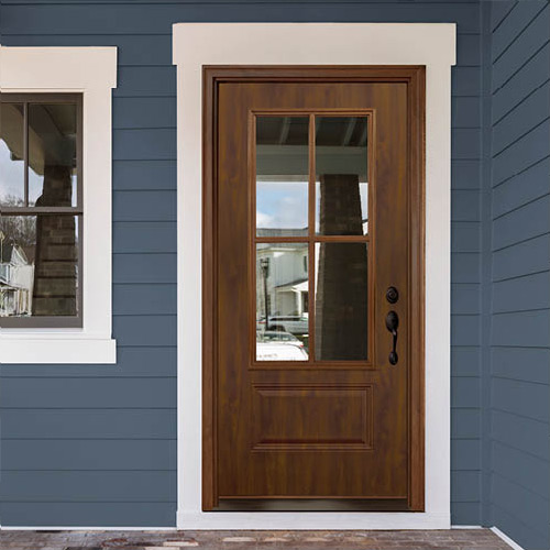 Steel Exterior Doors: 3/4 Oval 2-Panel, Reliable and Energy Efficient Doors  and Windows